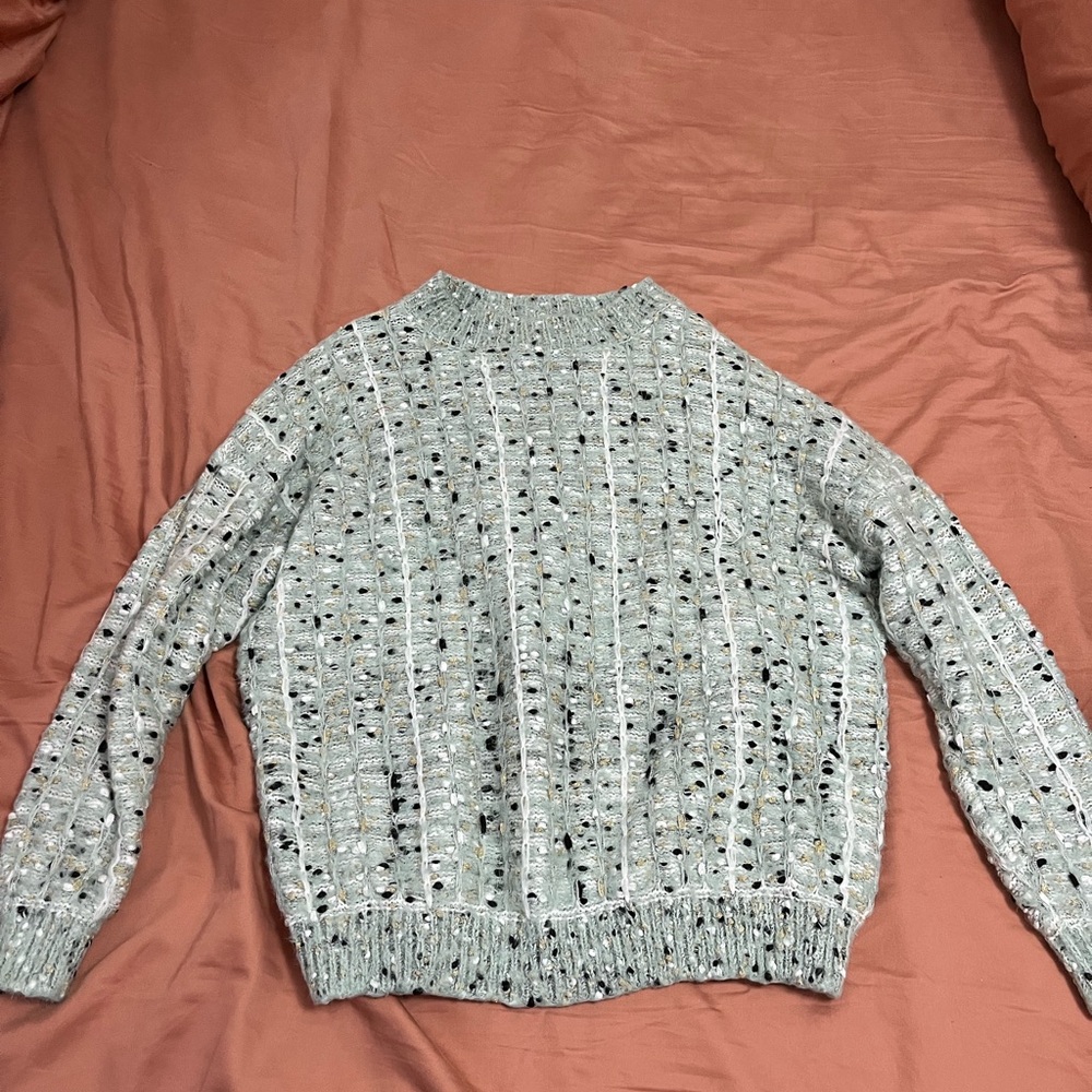 One size, mint greener sweater-women’s